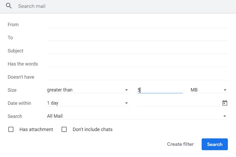 How to Sort Gmail By Size Sort Gmail By File Size Technuto 02