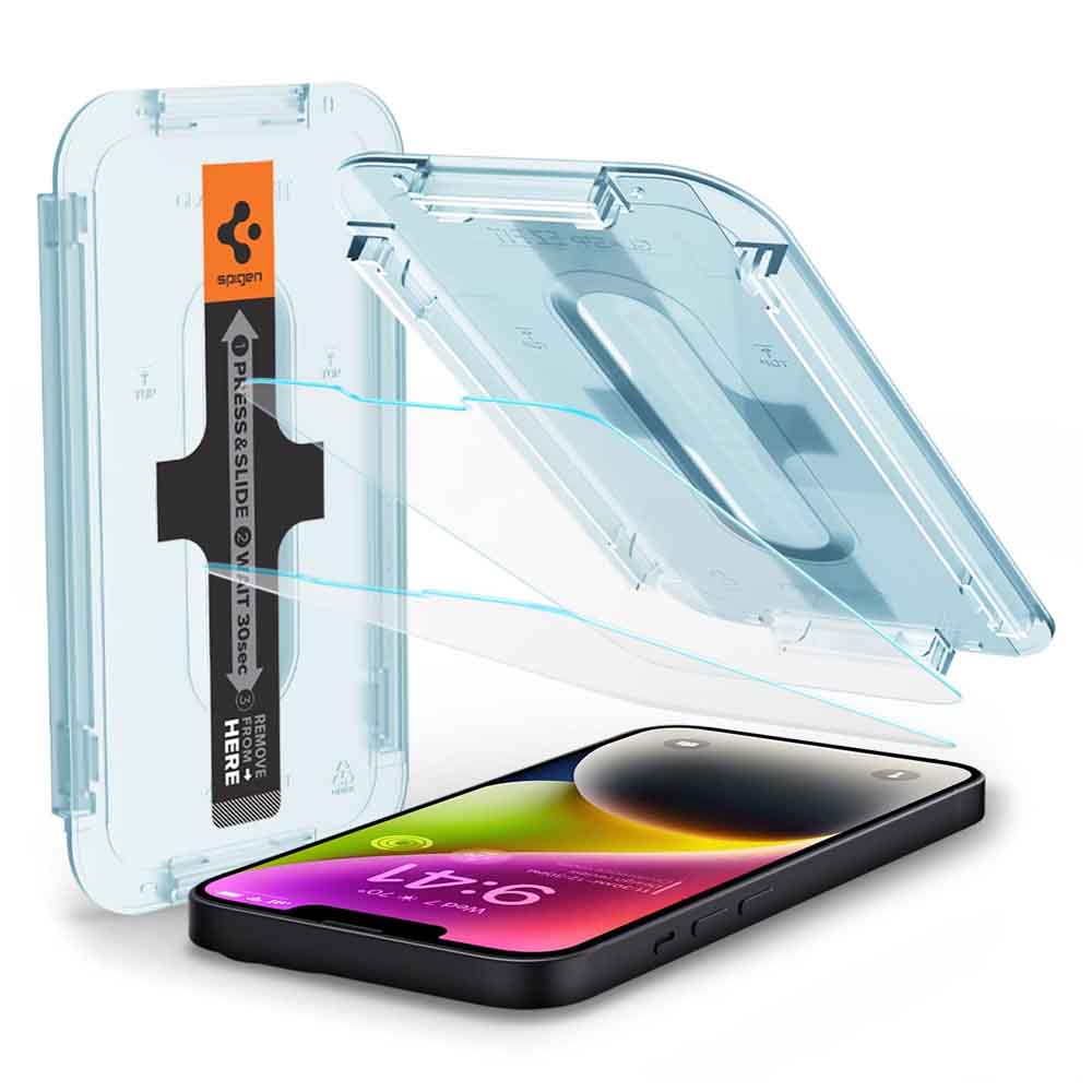 Spigen Tempered Glass Screen Protector iPhone 14 Pro Technuto 01