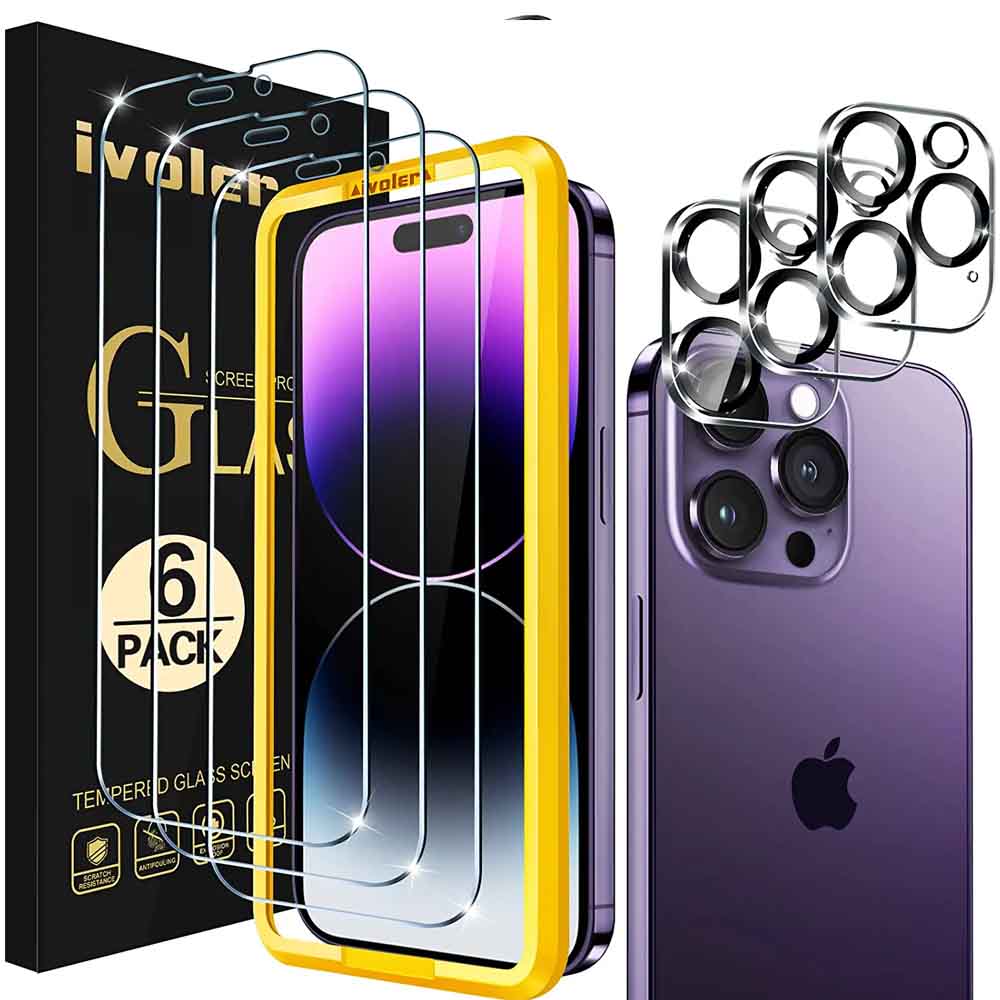 iVoler Tempered Glass Screen Protector Guard for iPhone 14 Pro Technuto 03