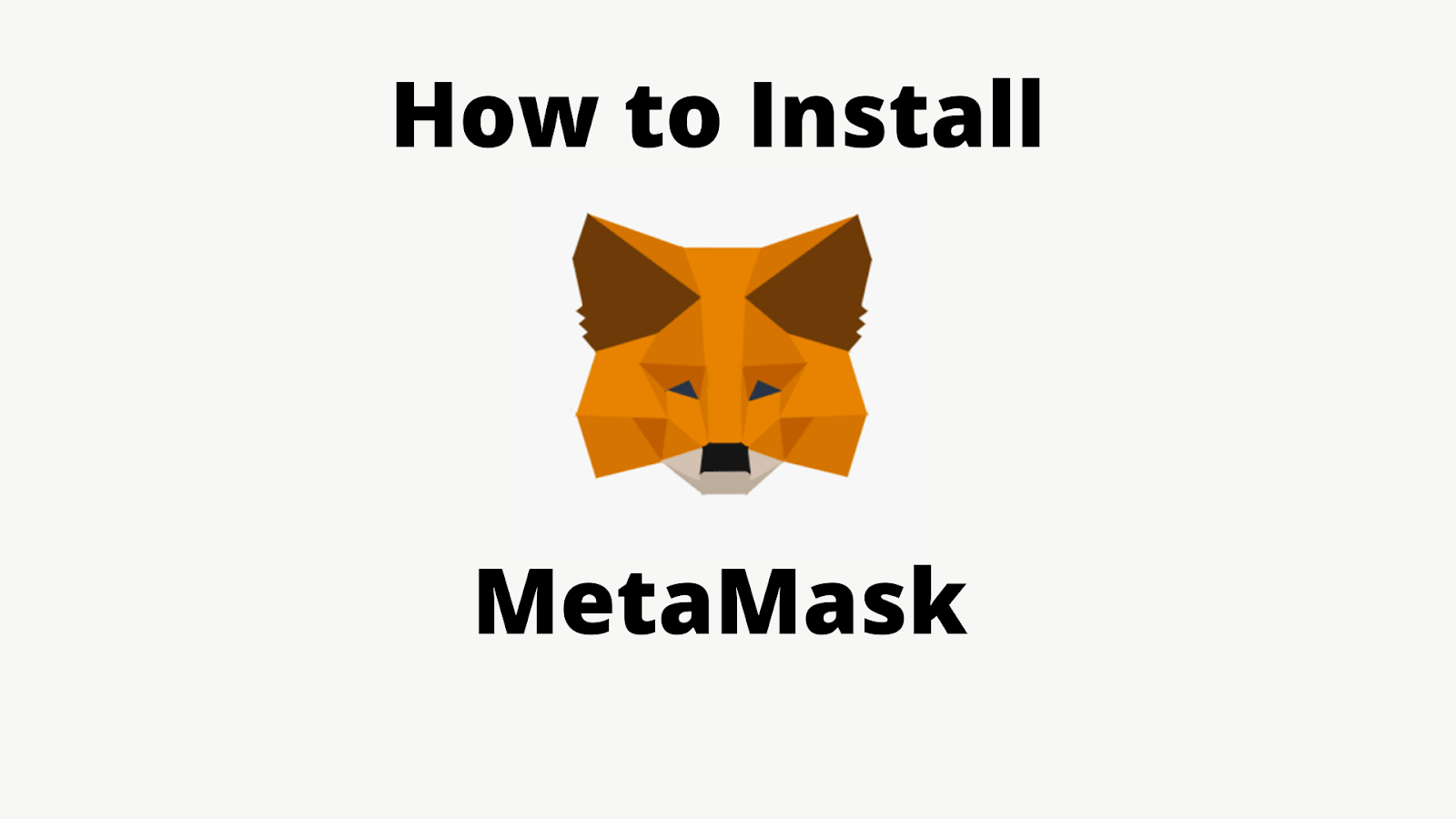 How to Install Metamask on Extension or App